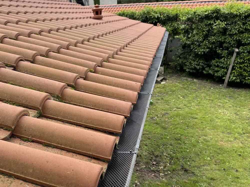 Nettoyage de gouttières Après