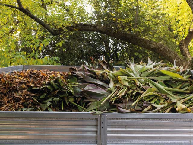 Évacuation des déchets verts